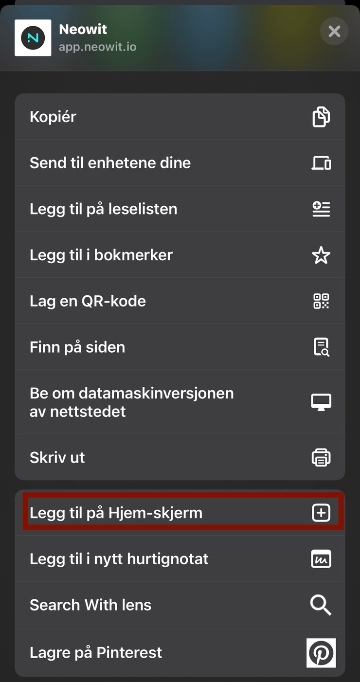 How do i add a shortcut to my home screen with iphones or ipad 